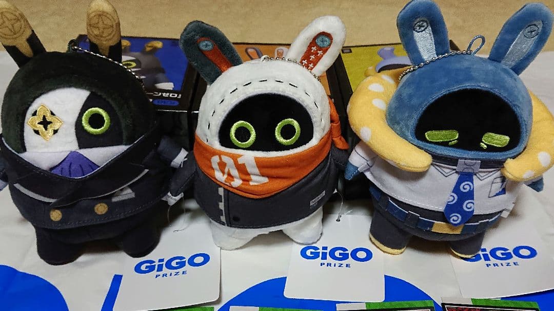 GIGO限定 ゼンゼロ ボンプ デスクトップフィギュア ぬいぐるみ コンプセット