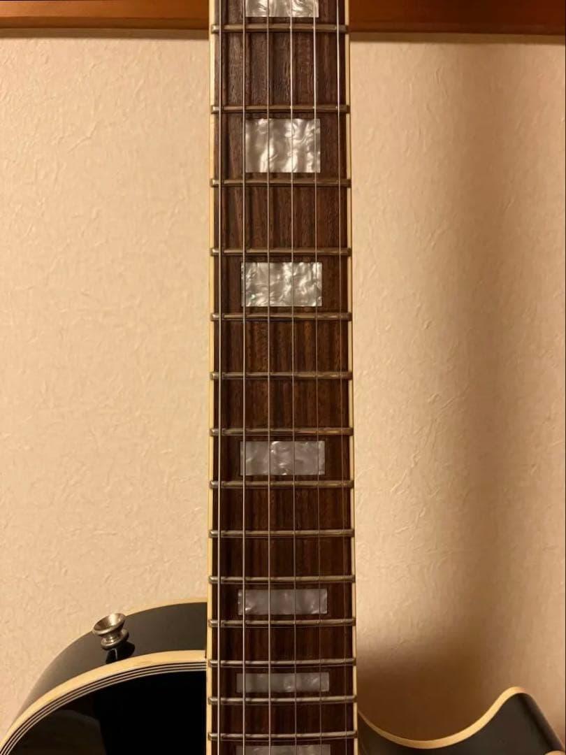 Burny レスポールカスタムタイプ ブラック×シルバー