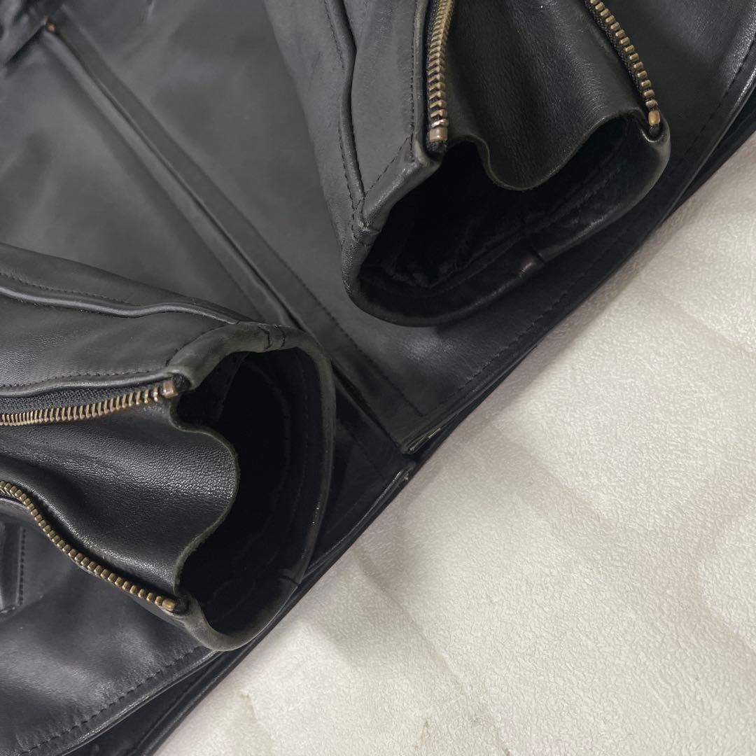 値下げ エスギア S:GEAR 牛革 レザー シングル ライダース ジャケット