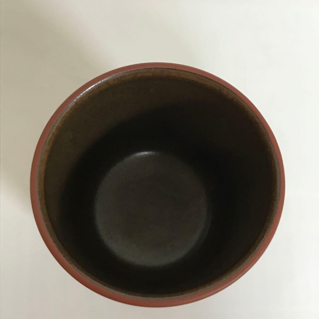 佐渡 無名異焼き 茶器セット湯呑み茶碗 5客 急須 1個 3代目伊藤赤水
