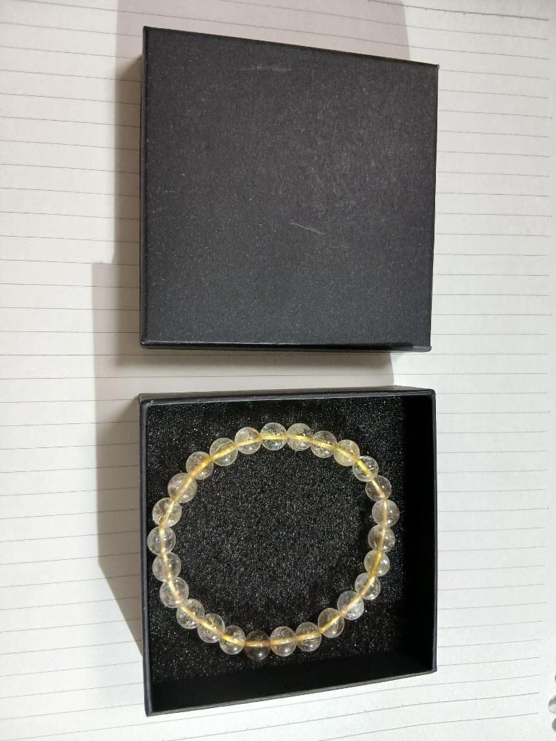 m*7様 ルチルクォーツ　ブレスレット（16~18cm）