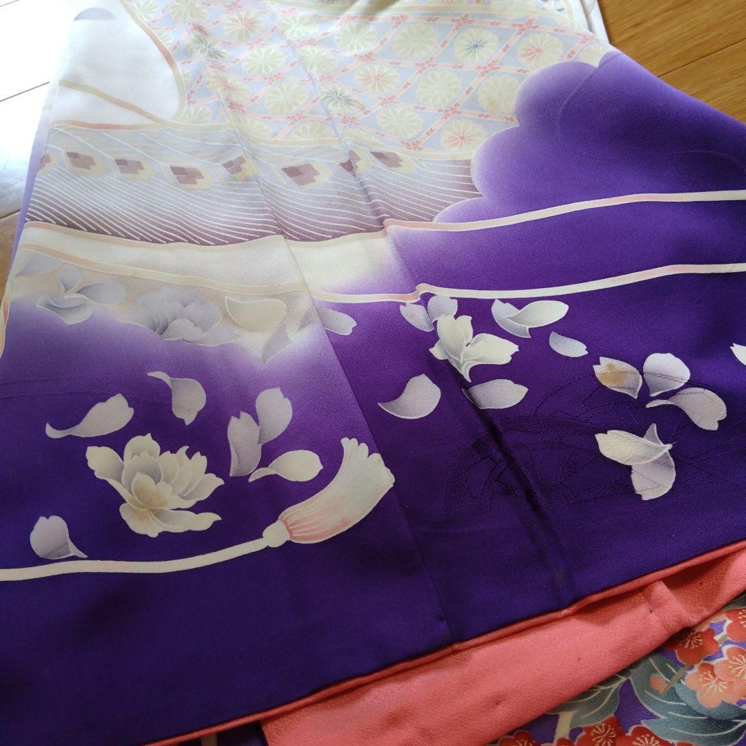 正絹　振袖　8枚　着物まとめ売り　リメイク用