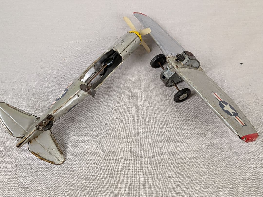超レア★P-47サンダーボルト★ブリキ★HTC 1950年代 日本製★used