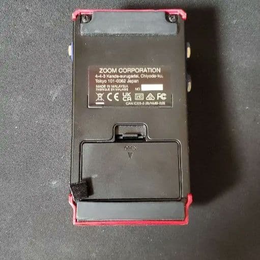 ZOOM MS-60B エフェクター レッド