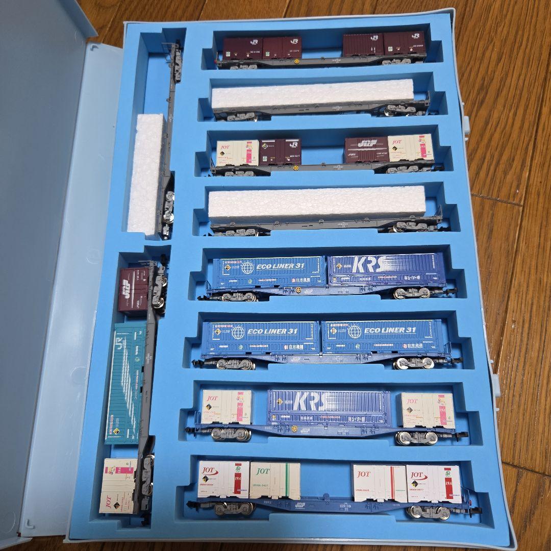 コンテナ貨物鉄道模型 10両セット 専用収納ケース付き8