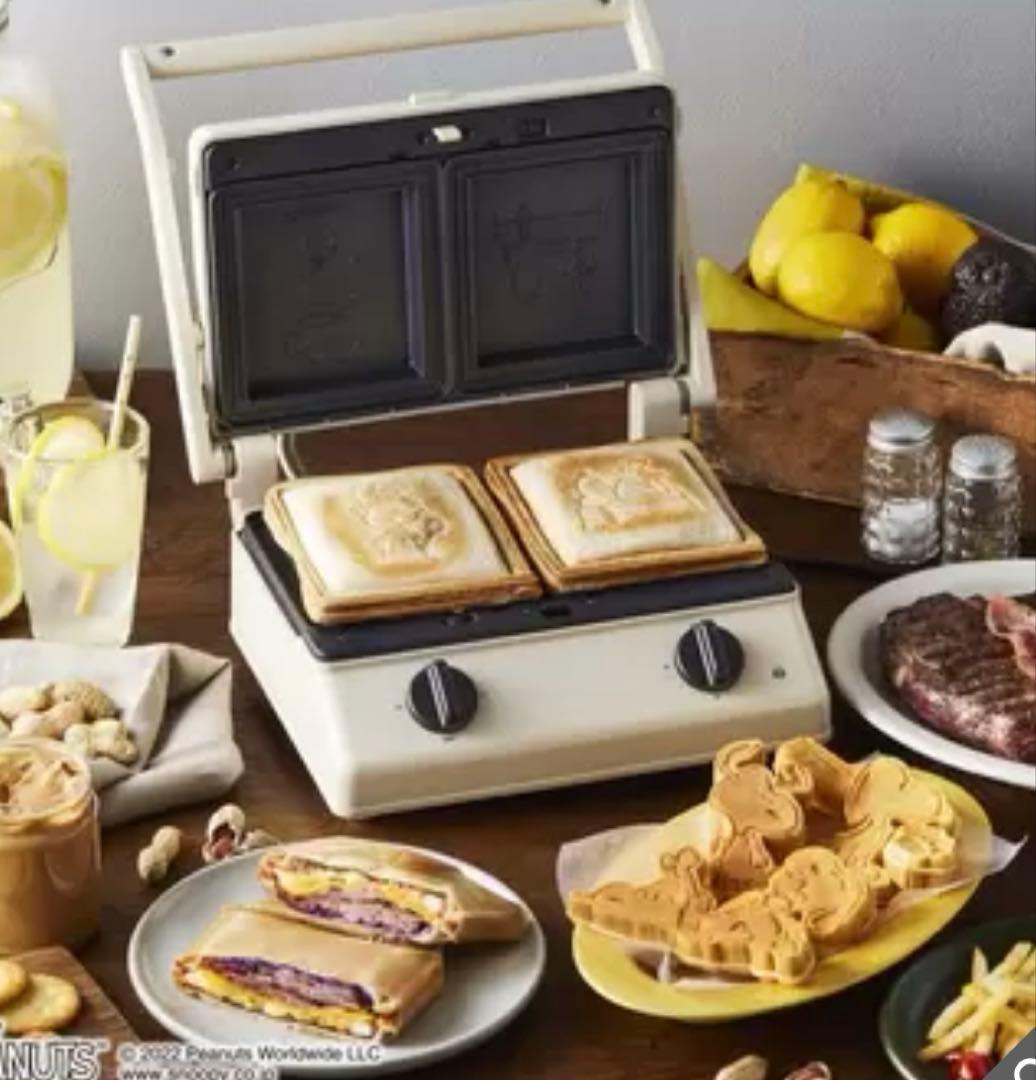 BRUNO グリルサンドメーカーダブル スヌーピー限定デザイン新品未使用