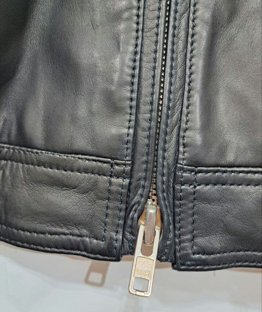 未使用　attack the mind　シングルレザージャケット　バックスタイル