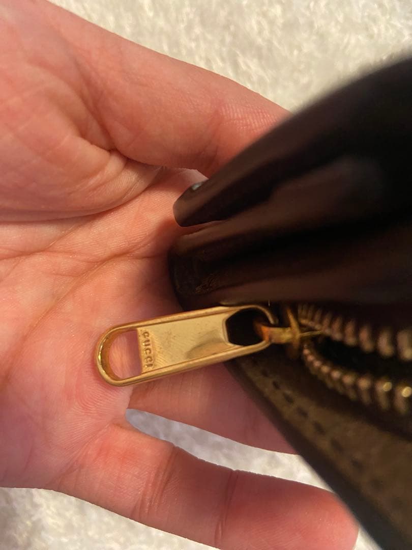 GUCCI GGモノグラム 三つ折り財布