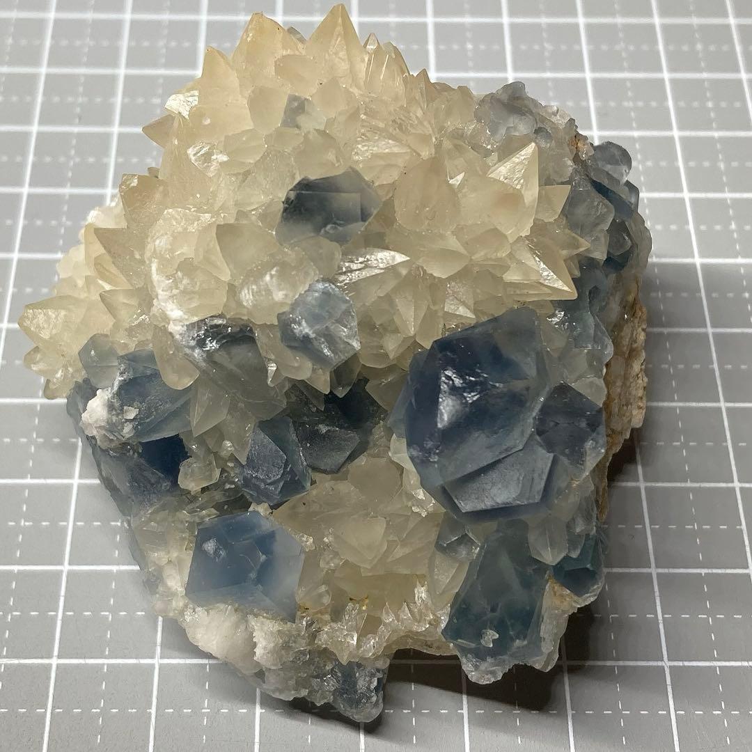 カルサイト　セレスタイン　共生鉱　アフガニスタン　182g セレスタイト