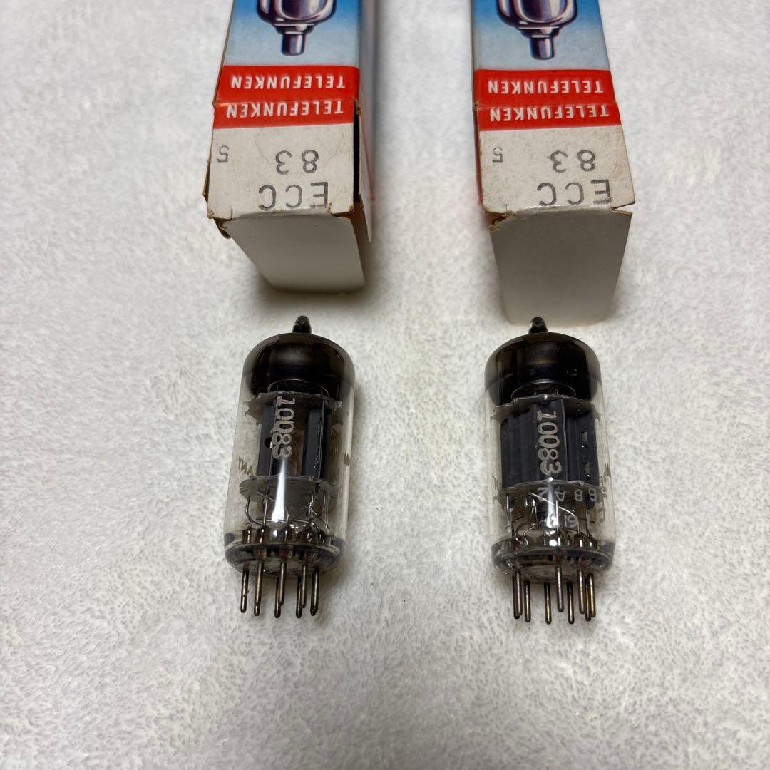 Telefunken ECC83 真空管 2個セット