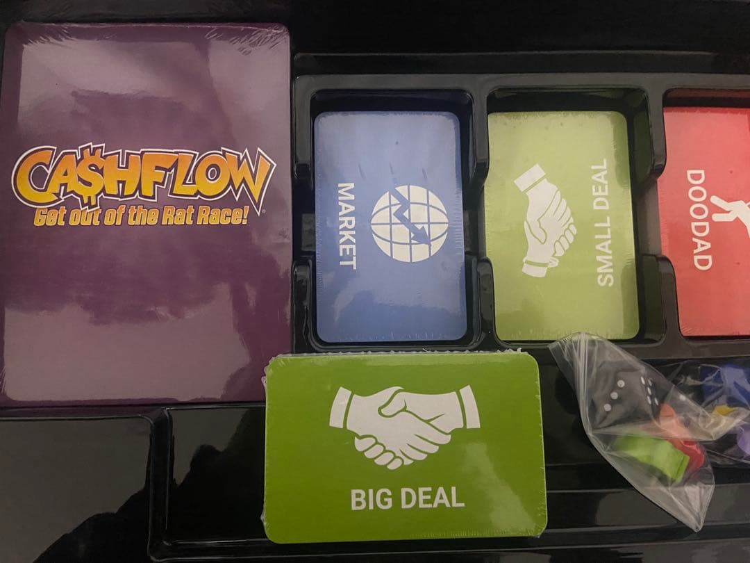 【cliezauru中身未開封】金持ち父さん キャッシュフローボードゲーム