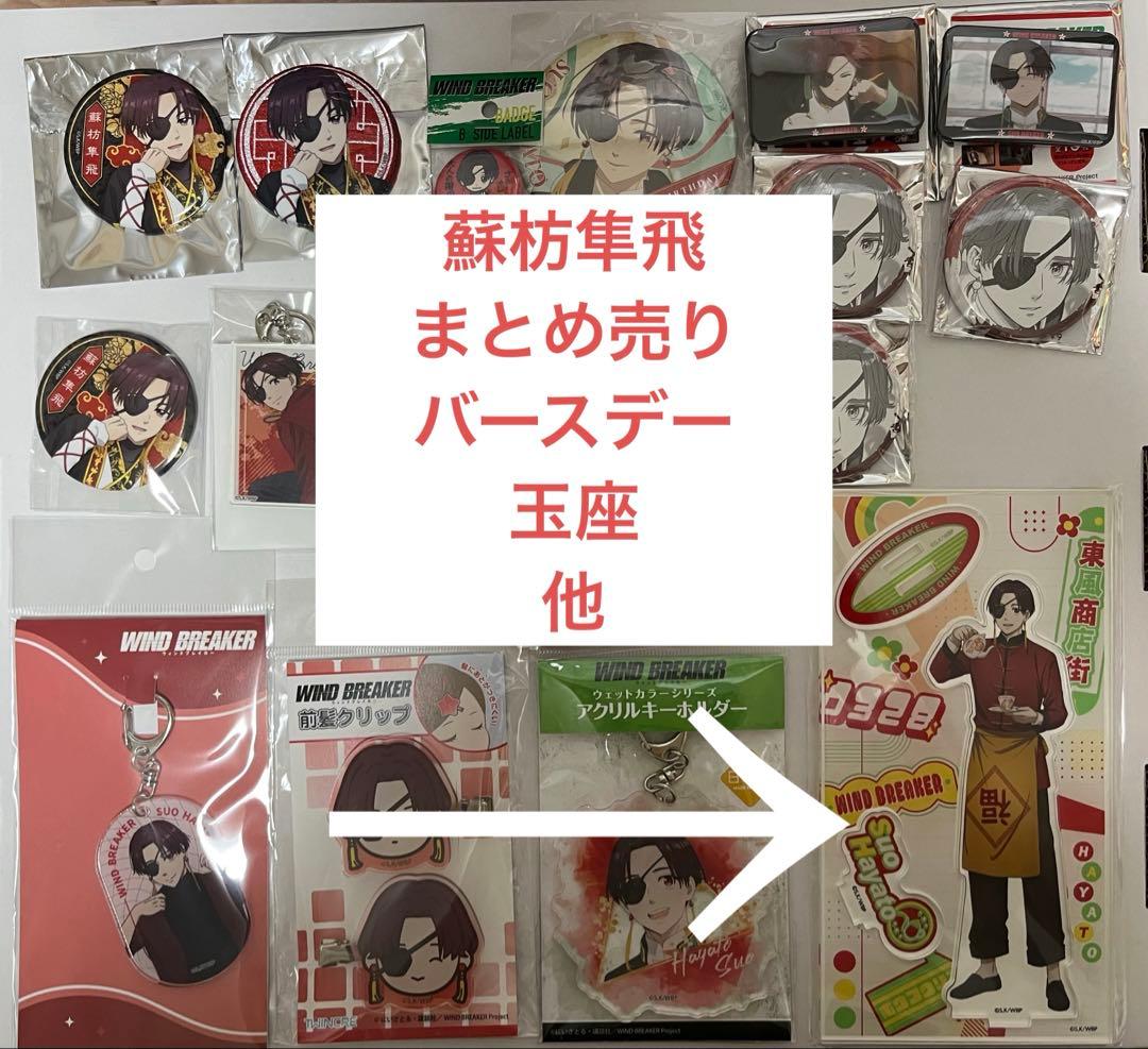 ⑩ WIND BREAKER 蘇枋隼飛　まとめ売り　バースデー　玉座