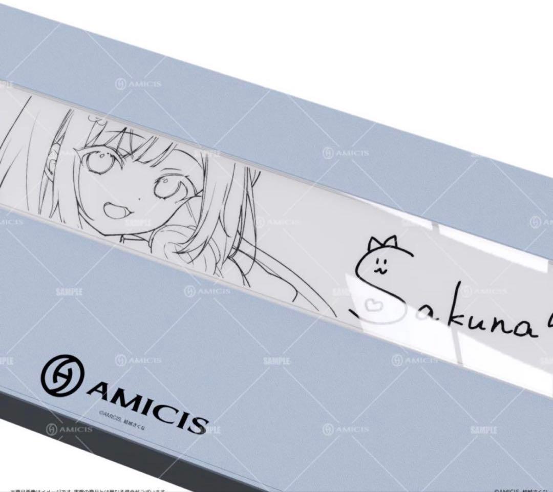 結城さくな × AMICIS ゲーミングキーボード 新品 未使用 未開封品