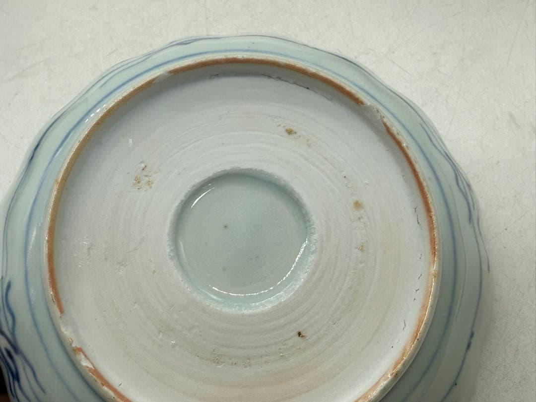 染付　龍紋鱠皿4点　なます　懐石料理　送料込み260123