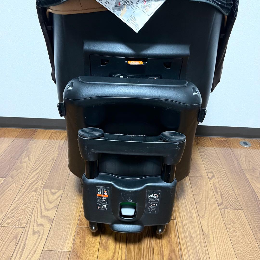【極美品】エールベベ クルットNT2 チャイルドシート　シナモンブラウン
