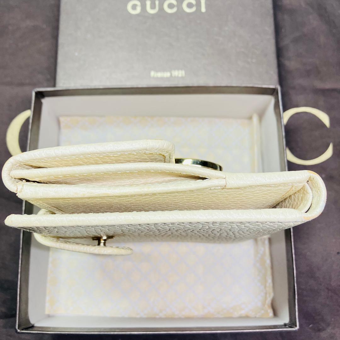 グッチ 財布 レディース GUCCI 二つ折り財布 GG金具インターロッキング