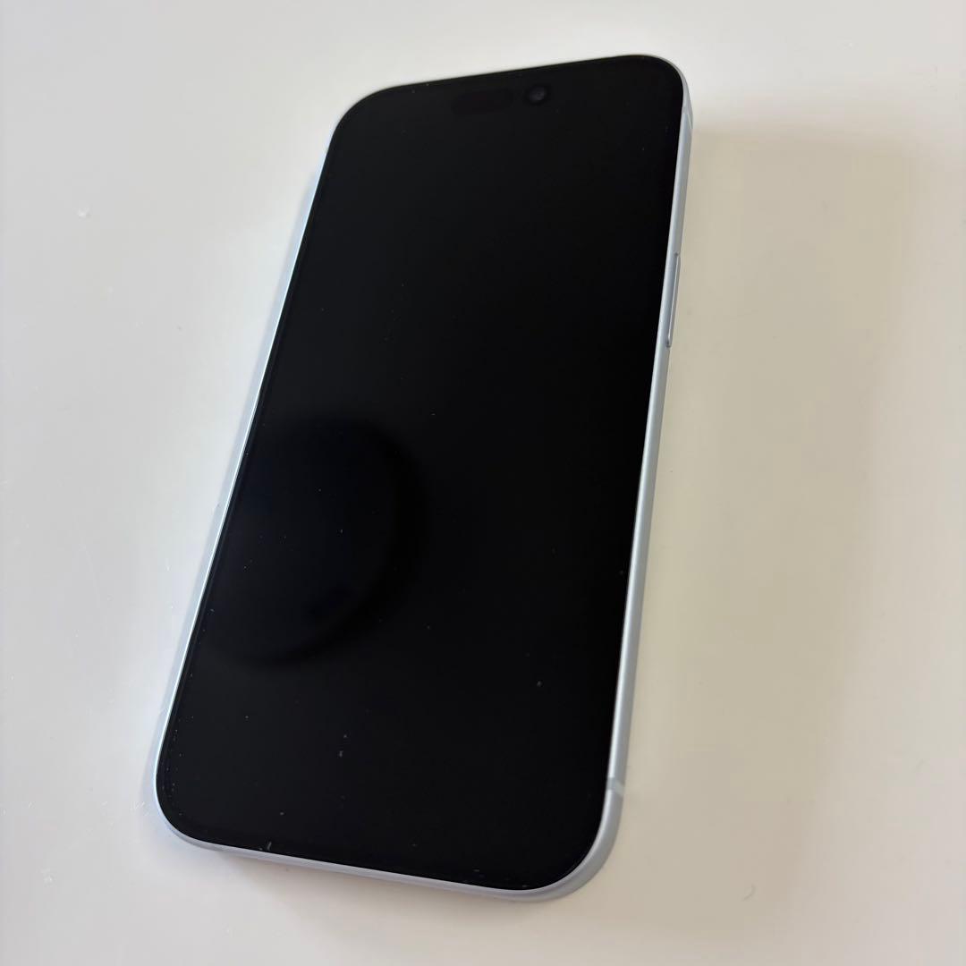 【良品】Apple iPhone 15 ブルー 本体 128G simフリー