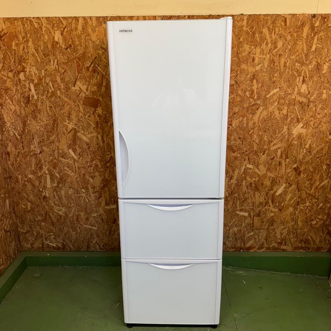 318 関東配送　大型冷蔵庫　右開き　300L〜400L 自動製氷機付　極美品