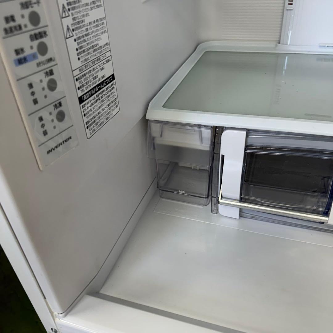 318 関東配送　大型冷蔵庫　右開き　300L〜400L 自動製氷機付　極美品