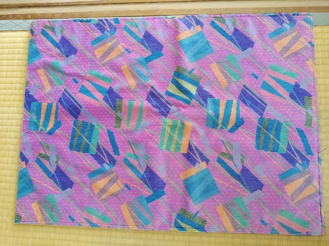 座席（シート）生地使用●マット（47cm×63cm）●鉄道部品②