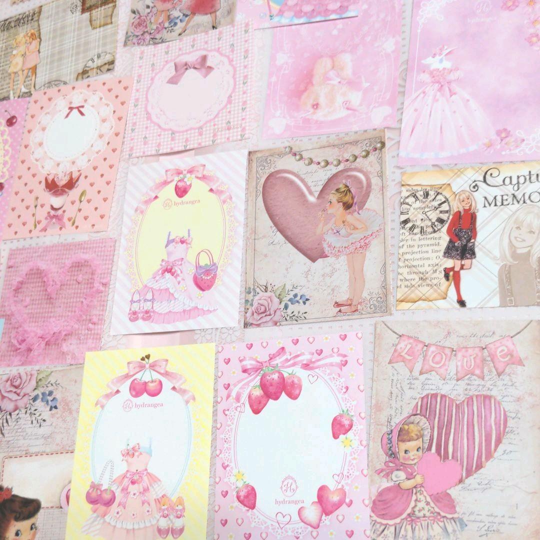 GUN ‪‪❤︎‬様ご確認用♥新作ガーリーレトロガール＆ベア♥バラメモ♯651