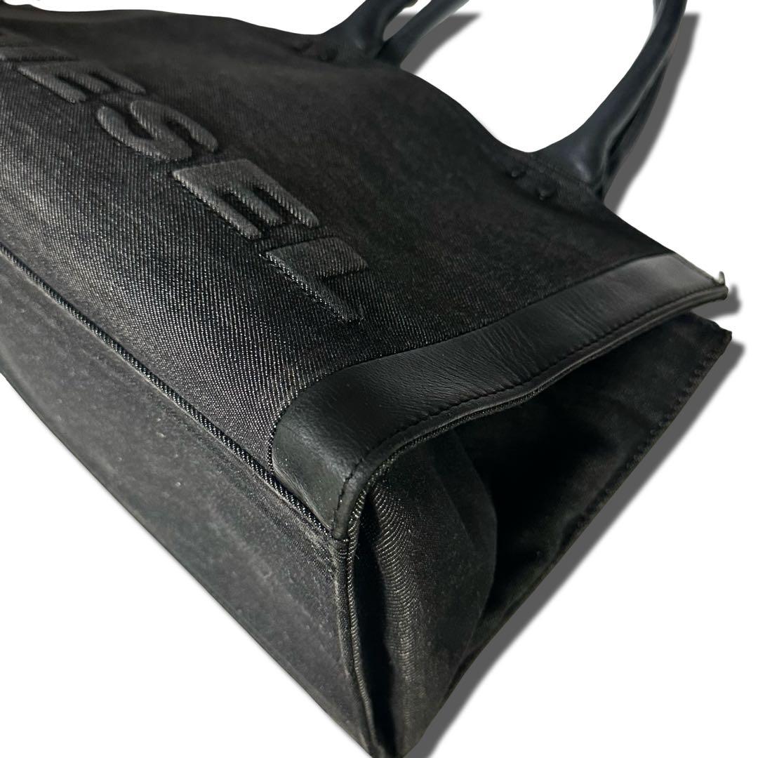 美品DIESEL デニムレザートートバッグ