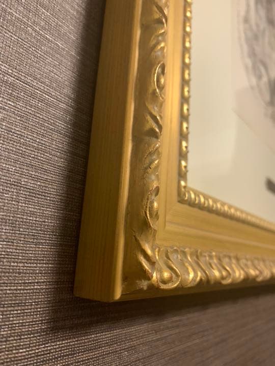 送料込み 美品額縁 マルクシャガール 魔王と王国 677