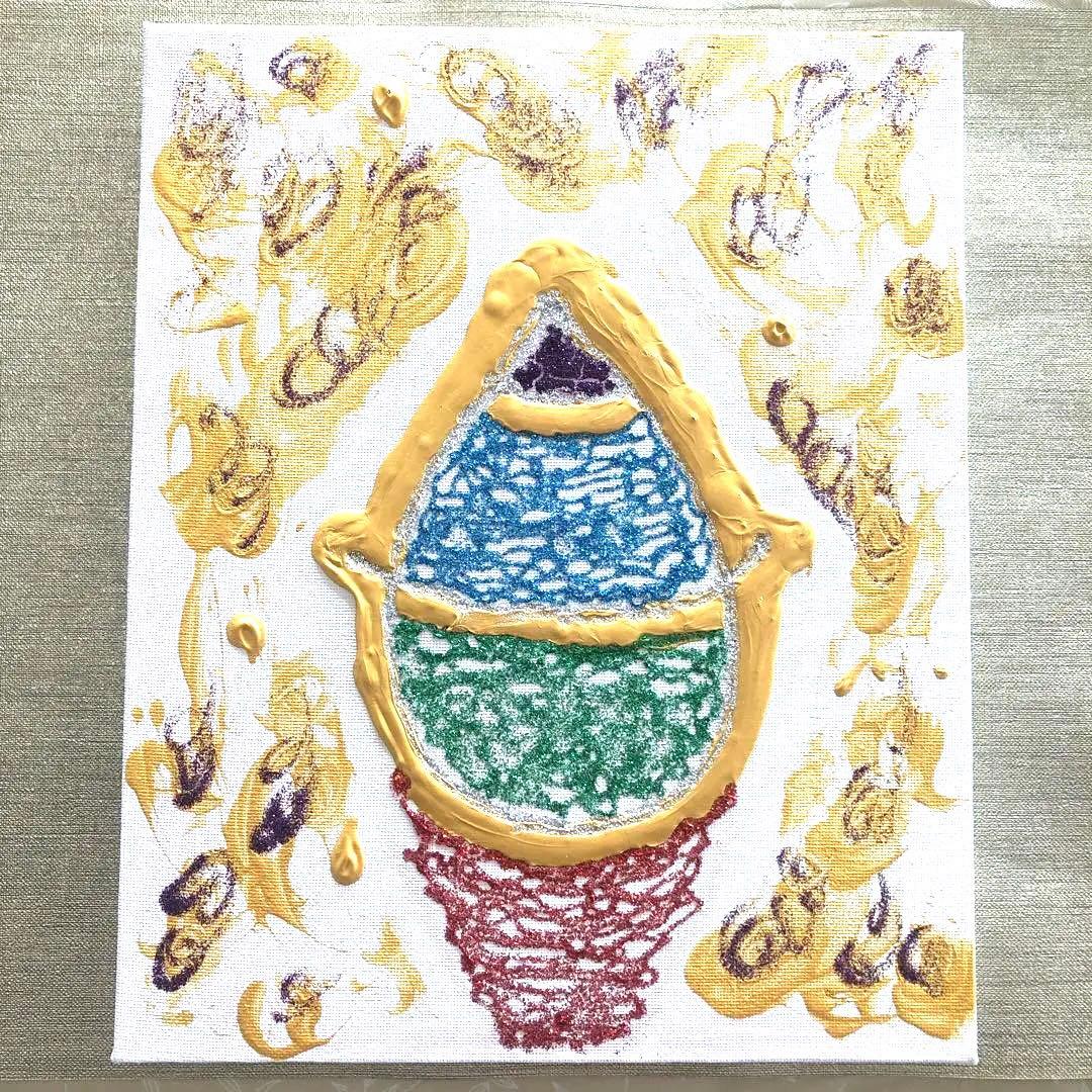 『宝珠』22cm×27.5cm