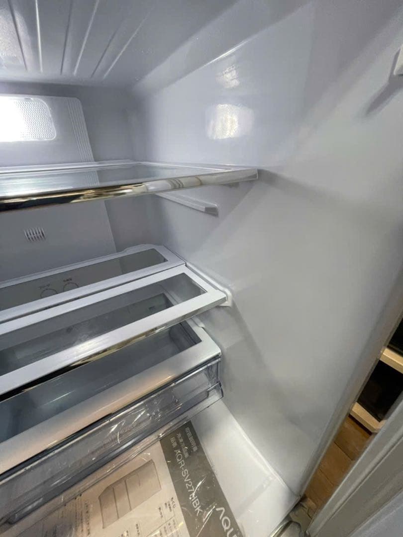 AQUA 冷凍冷蔵庫 272L AQR-SV27HBK(W) 21年製 3ドア