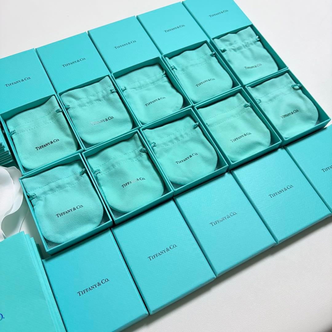 極美品　ティファニー　アクセサリー入れ　巾着袋&空箱&紙袋　10セット　現行品