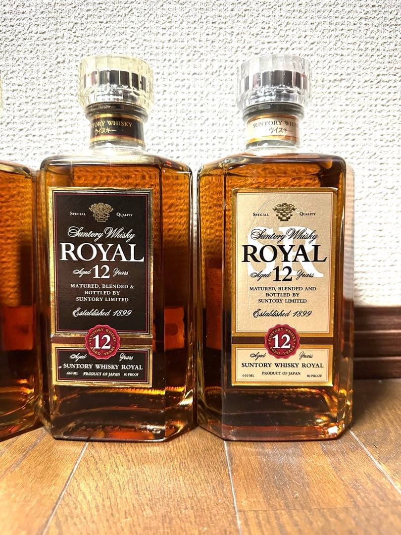 お値下げしました【終売品】ローヤル12年4本