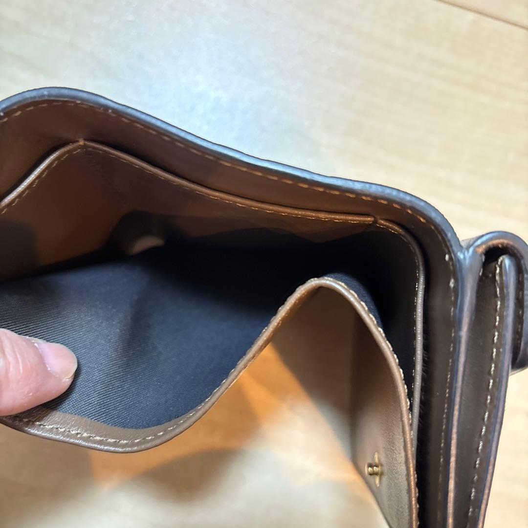 FENDI 三つ折り財布 ブラウン ブラック