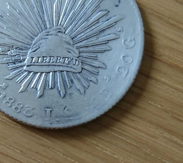 メキシコ8レアル大型銀貨