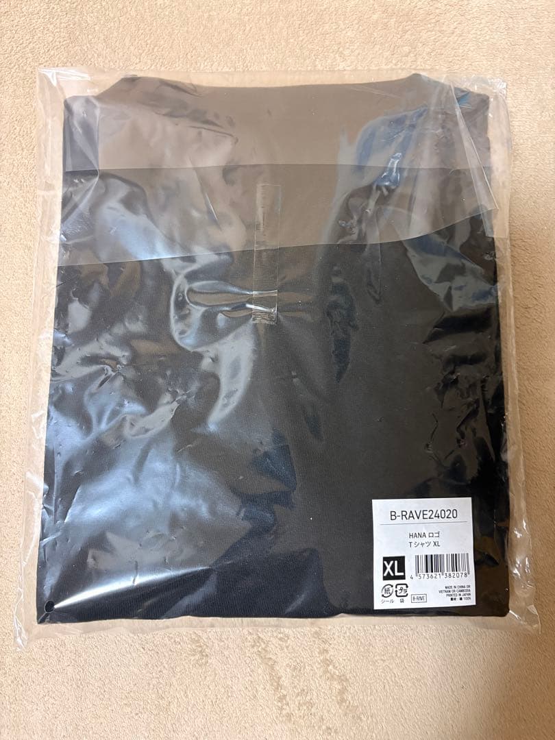 B-RAVE HANA ブラック Tシャツ XL