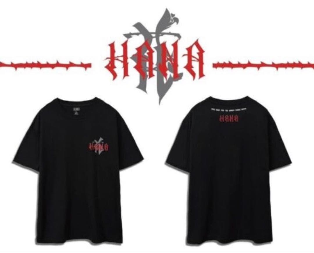 B-RAVE HANA ブラック Tシャツ XL
