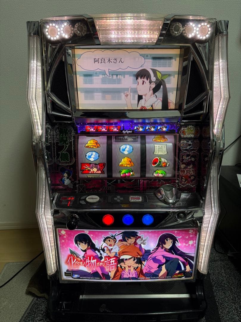 パチスロ実機 化物語 ヒロインパネル 送料込み