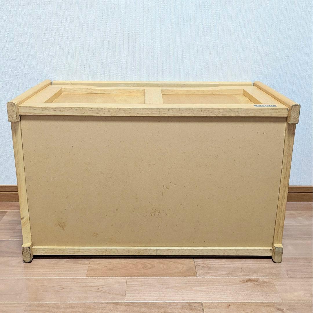 ☆お値下げ☆KATOJI カトージ 木製 おもちゃ箱 収納ボックス ナチュラル