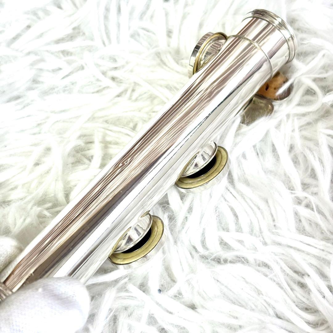 ✨美品✨管体銀製✨後期モデル✨ヤマハフルート YFL411 Eメカ