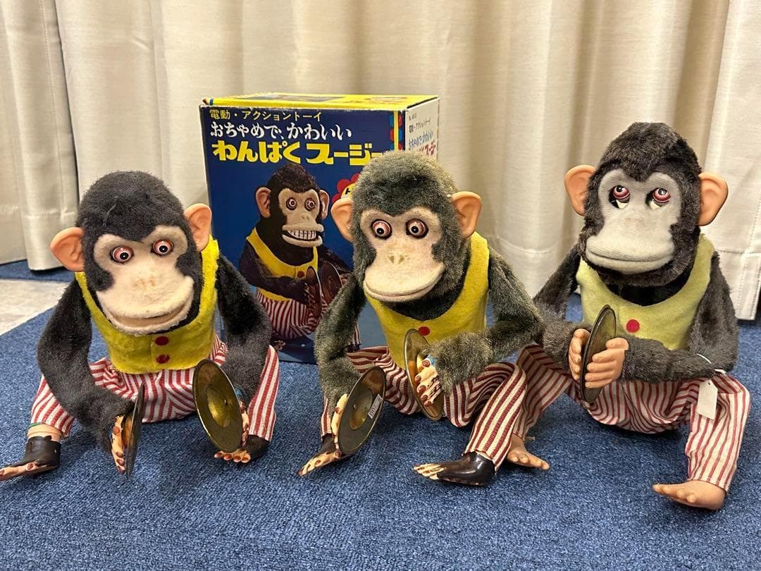 昭和レトロ★わんぱくスージー3体★トヨダヤ★トイストーリーの猿★おもちゃ★猿