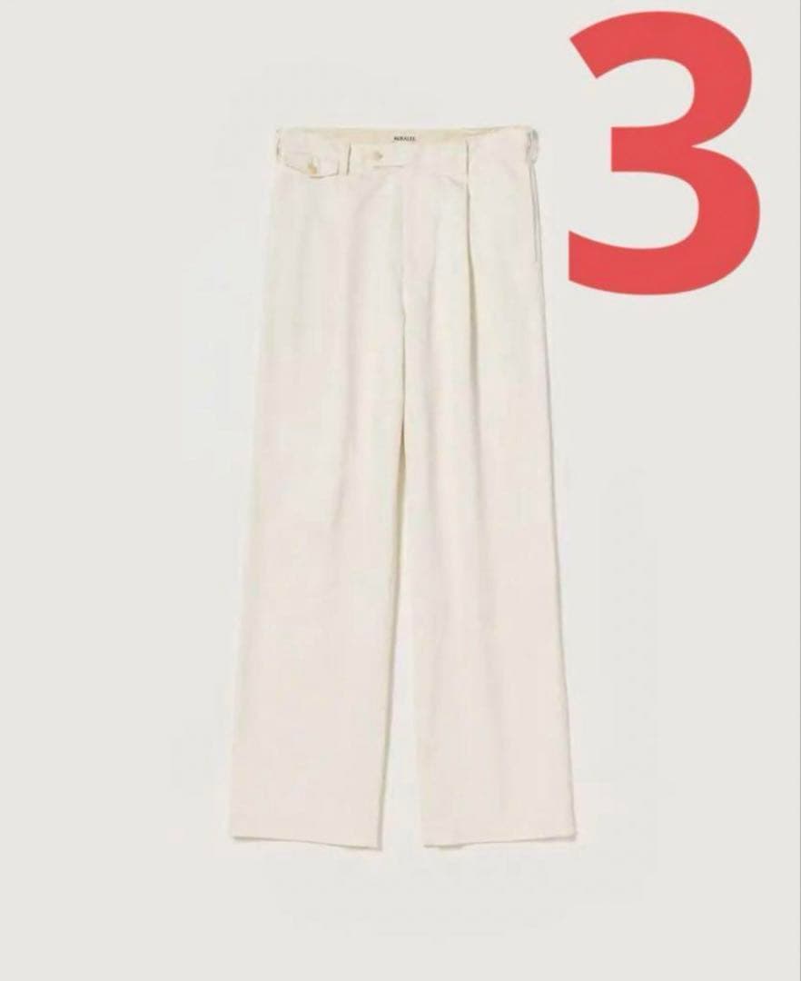 パンツ 25SS WASHED FINX CHINO ONE-TUCK PANTS