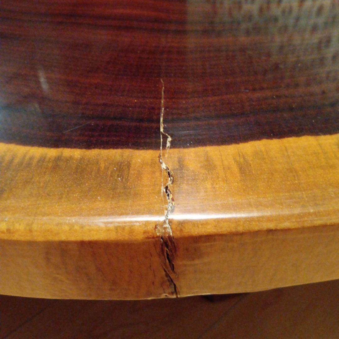 素敵なコーヒーテーブル　円形　木製座卓