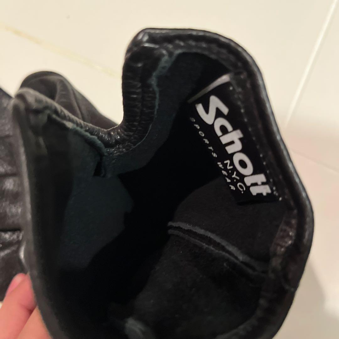 Schott ショット ディアスキン グローブ 鹿皮 手袋 秋冬