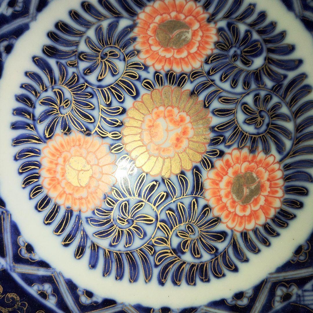 有田焼　ヤマトク窯　色絵大皿　Φ40cm