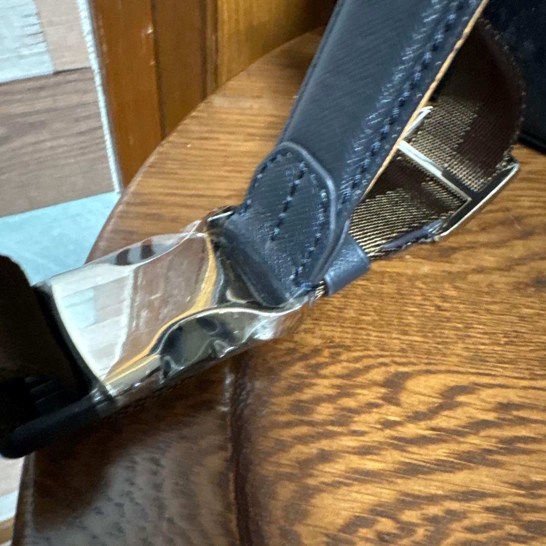 P.I.D/ビジネスバッグ/2way/ブリーフケース/ネイビー/レザー