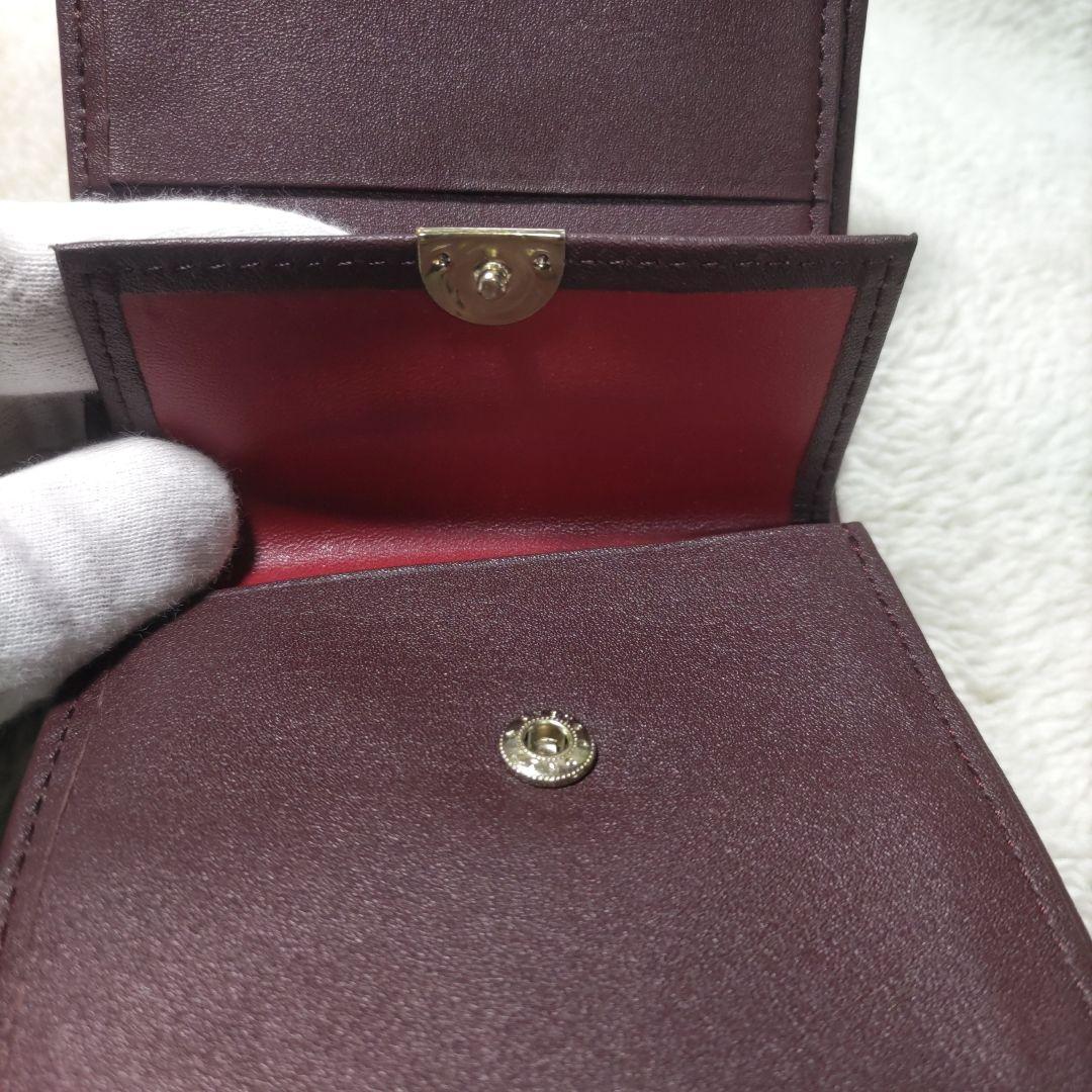 皇居　皇室　限定　折り財布　本革　こげ茶