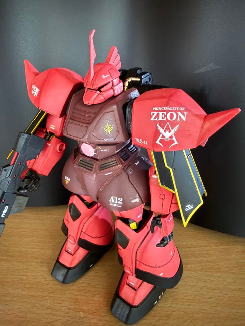 バンダイ ガンダム MGシリーズ 1/100 シャア専用ゲルググ 改造完成品