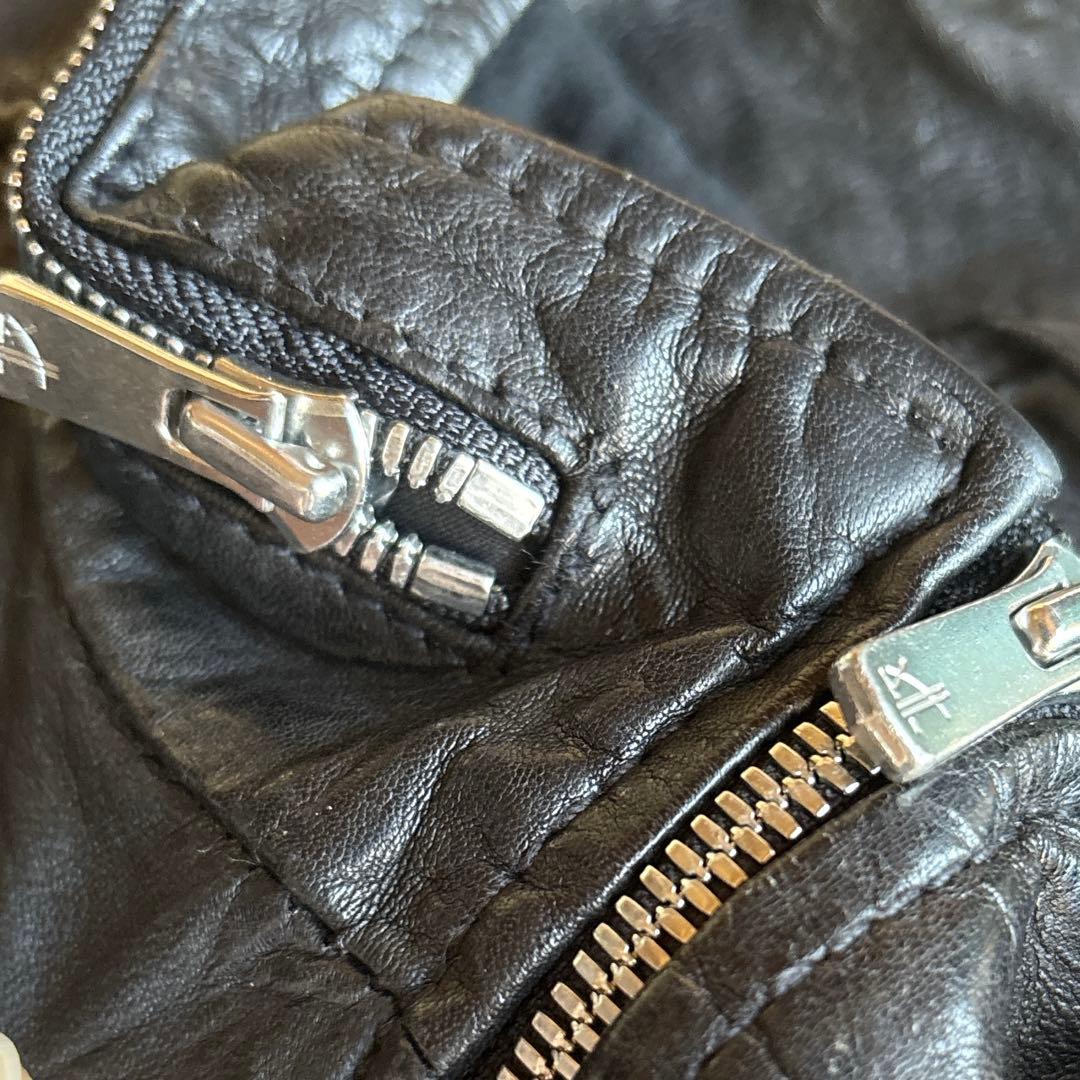 ✨希少✨キャシージェーン　レザージャケット 2 黒 ラムレザー Y2K