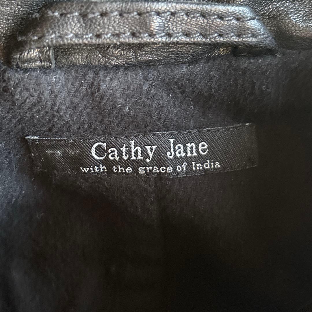 ✨希少✨キャシージェーン　レザージャケット 2 黒 ラムレザー Y2K