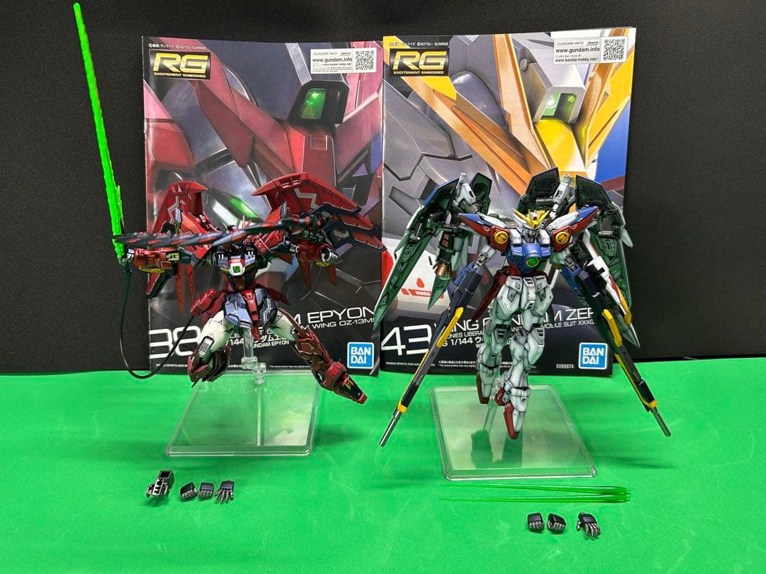 RG エピオン&RGウィングゼロ2体セット