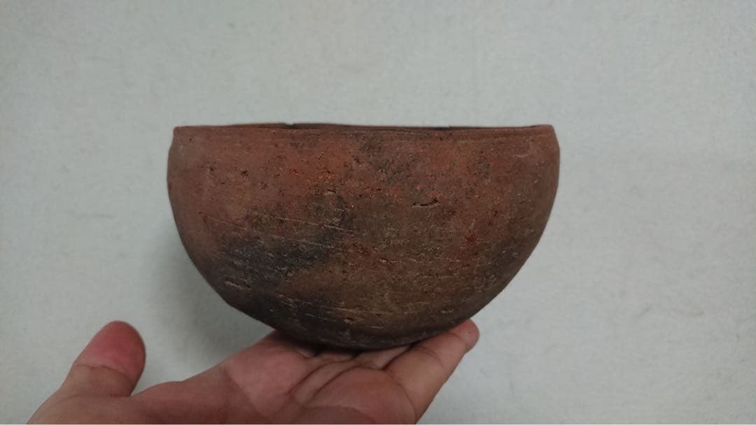 花器 古墳 碗型 土器 土碗 土師器 発掘 出土 骨董 古美術